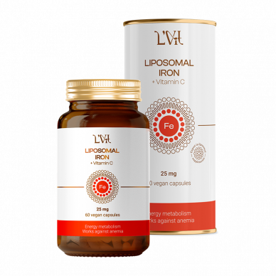 Липосомальное железо с комплексом ко-факторов и витамином С Liposomal Vitamins