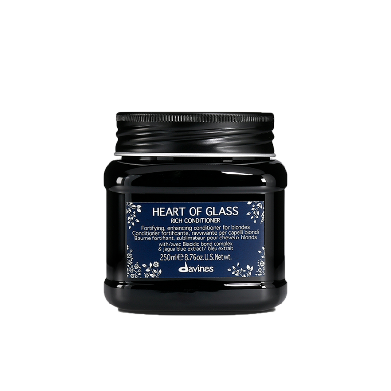 Питательный кондиционер для защиты и сияния блонд Heart of glass rich conditioner Davines